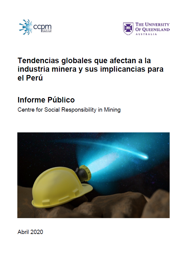 Tendencias globales que afectan a la industria minera y sus implicancias para el Perú